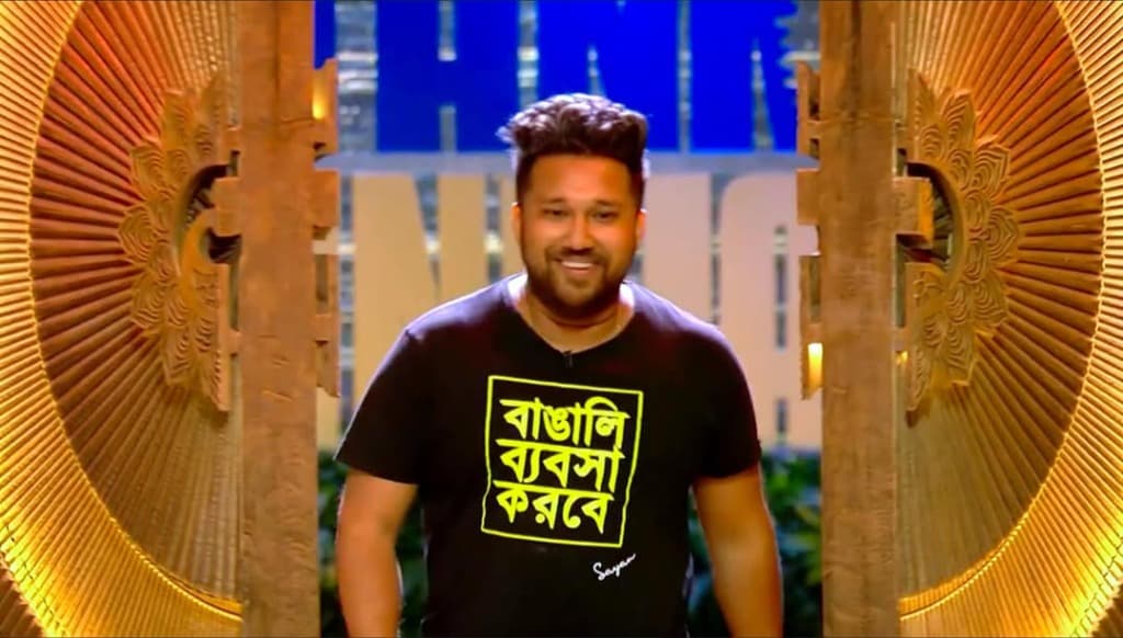 Sayan Chakraborty Shark Tank entrance doors